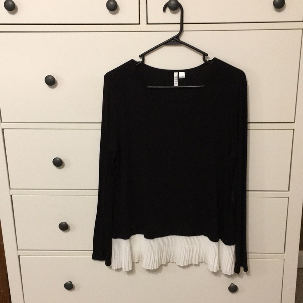 Long Sleeve Peplum NWOT